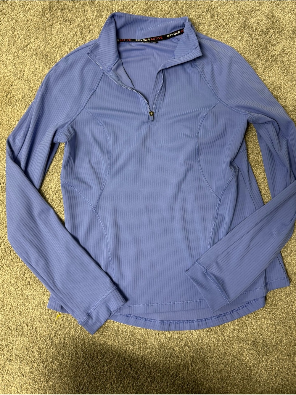 Lavender Quarter-Zip Athletic jacket spyder